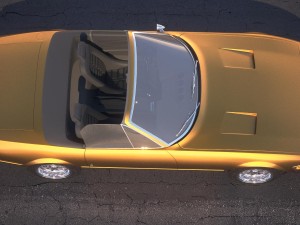 Ferrari Daytona Spider 1968-1973 3D Model