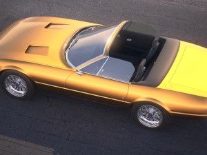 Ferrari Daytona Spider 1968-1973 3D Model