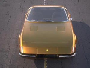 Ferrari Daytona Spider 1968-1973 3D Model