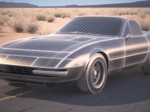 Ferrari Daytona Spider 1968-1973 3D Model
