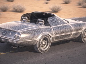 Ferrari Daytona Spider 1968-1973 3D Model