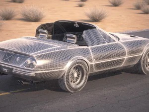 Ferrari Daytona Spider 1968-1973 3D Model