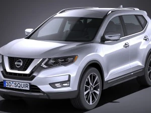 Nissan X-trail 2017 3D Model