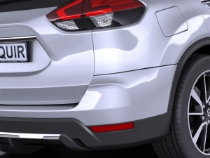 Nissan X-trail 2017 3D Модель