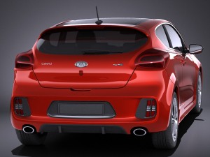 Kia Pro Ceed GT-line 2017 vray Model 3D