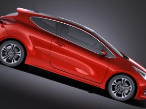 Kia Pro Ceed GT-line 2017 vray 3D Model