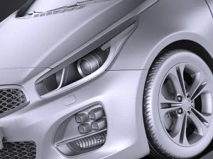 Kia Pro Ceed GT-line 2017 vray 3D Model