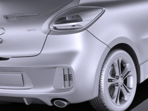 Kia Pro Ceed GT-line 2017 vray Model 3D