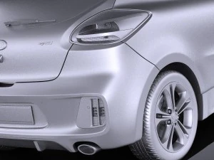 Kia Pro Ceed GT-line 2017 vray 3D Model