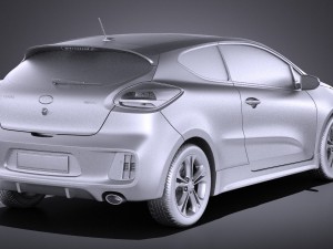 Kia Pro Ceed GT-line 2017 vray Model 3D