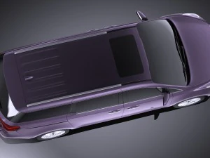 Kia Sedona 2017 vray 3D Model