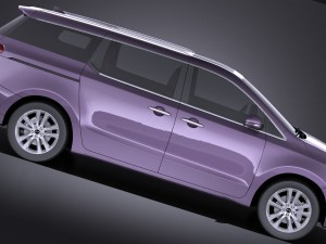 Kia Sedona 2017 vray 3D Model