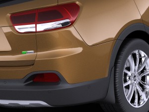 Kia Sorento 2017 vray 3D 模型