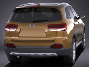 Kia Sorento 2017 vray 3D Model