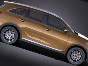 Kia Sorento 2017 vray 3D 模型