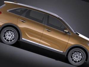 Kia Sorento 2017 vray 3D Model
