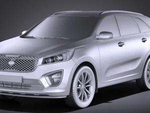 Kia Sorento 2017 vray 3D Model