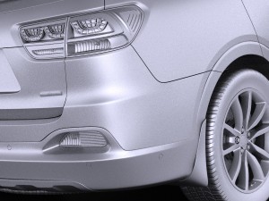 Kia Sorento 2017 vray 3D 模型