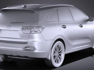 Kia Sorento 2017 vray 3D Model