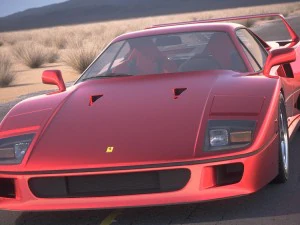 Ferrari f40 1987 3D Model