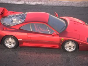 Ferrari f40 1987 3D Model