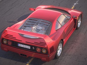 Ferrari f40 1987 3D 모델