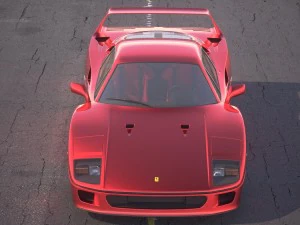 Ferrari f40 1987 3D Model