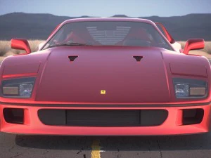 Ferrari f40 1987 3D Model