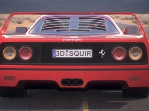 Ferrari f40 1987 3D Model