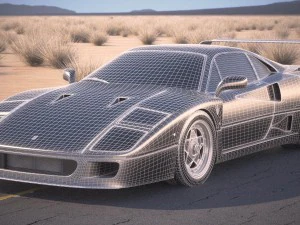Ferrari f40 1987 3D Model
