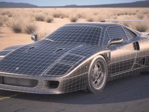 Ferrari f40 1987 3D Model