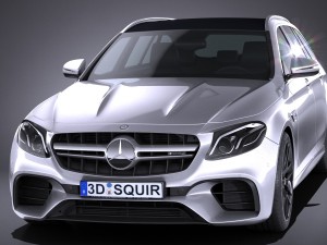 Mercedes-Benz E63 AMG Estate 2017 Modèle 3D