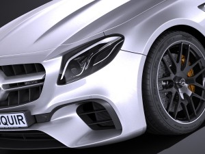 Mercedes-Benz E63 AMG Estate 2017 Modèle 3D