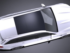 Mercedes-Benz E63 AMG Estate 2017 Modèle 3D