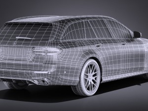 Mercedes-Benz E63 AMG Estate 2017 Modèle 3D