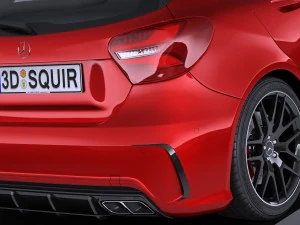 Mercedes-Benz A45 AMG 2017 3D Model