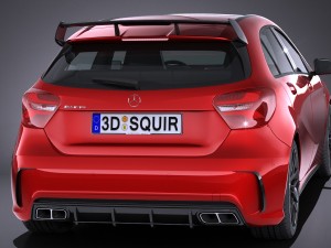 Mercedes-Benz A45 AMG 2017 3Dモデル