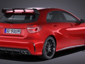 Mercedes-Benz A45 AMG 2017 3D Model