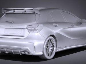 Mercedes-Benz A45 AMG 2017 3Dモデル