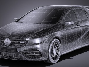 Mercedes-Benz A45 AMG 2017 3Dモデル