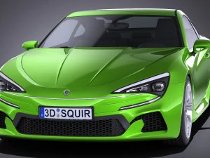 Generic Coupe GT 2017 3D Model