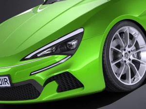 Generic Coupe GT 2017 3D Model