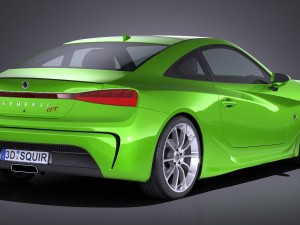 Generic Coupe GT 2017 Model 3D