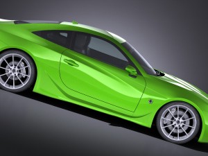 Generic Coupe GT 2017 Model 3D