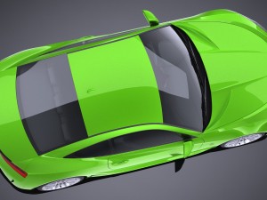 Generic Coupe GT 2017 Model 3D