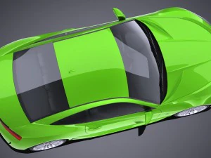 Generic Coupe GT 2017 3D Model