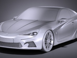 Generic Coupe GT 2017 Model 3D