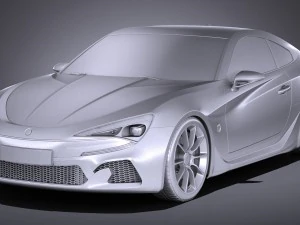 Generic Coupe GT 2017 3D Model