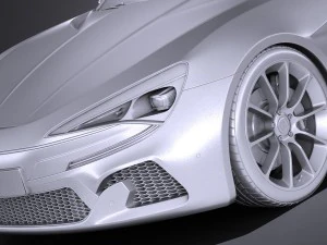 Generic Coupe GT 2017 3D Model