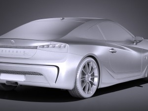 Generic Coupe GT 2017 Model 3D
